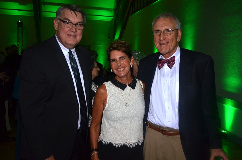 Jim Roque, Audrey Robbins and Harry Leopold