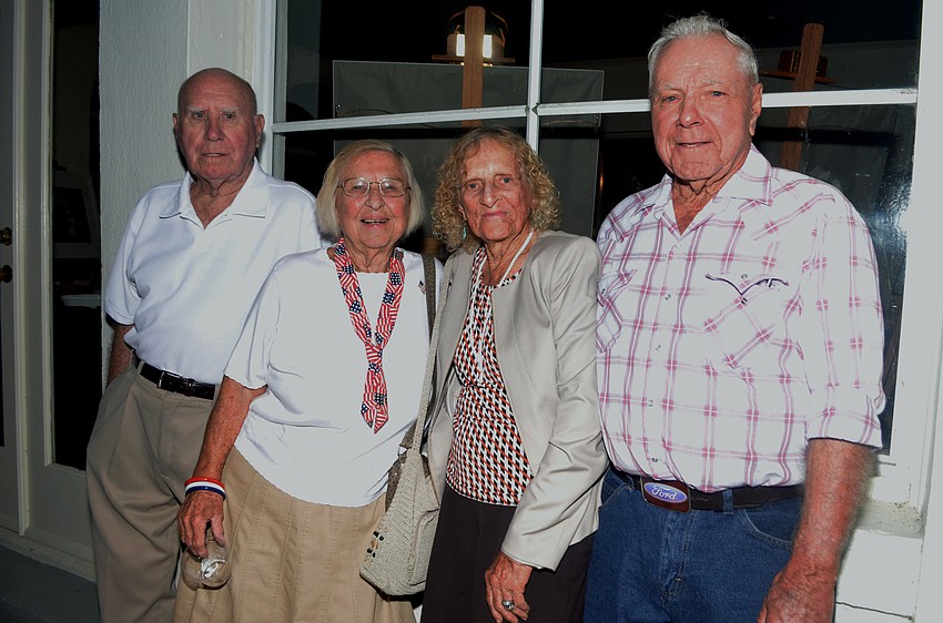 Bill and Gwen Whetzel with Lou and Byron Crofut