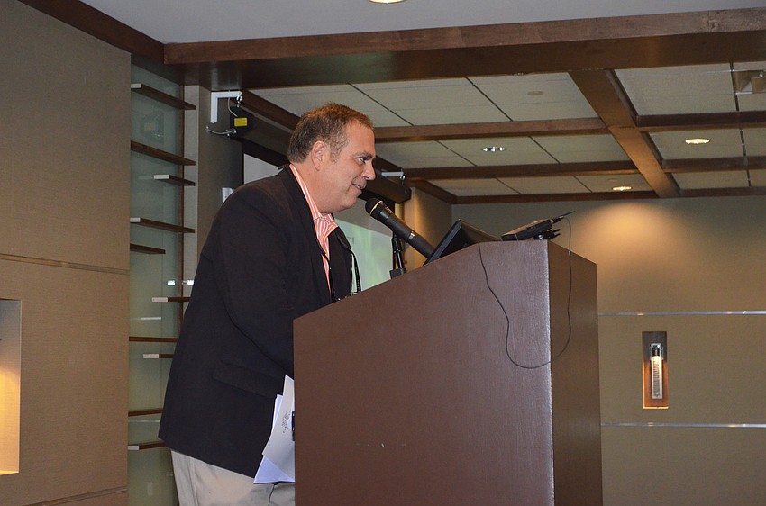 David Muolo welcomes guests.