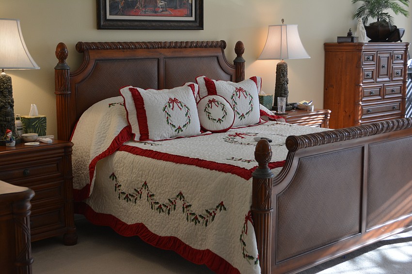 Even the bedrooms were decorated and open to Holly Jolly patrons to check out.