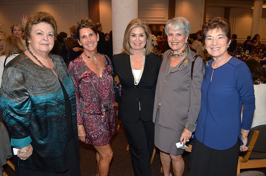 Ilana Jones, Audrey Robbins, Sandra Lindqvist, Edie Chaifetz and Marie Monsky