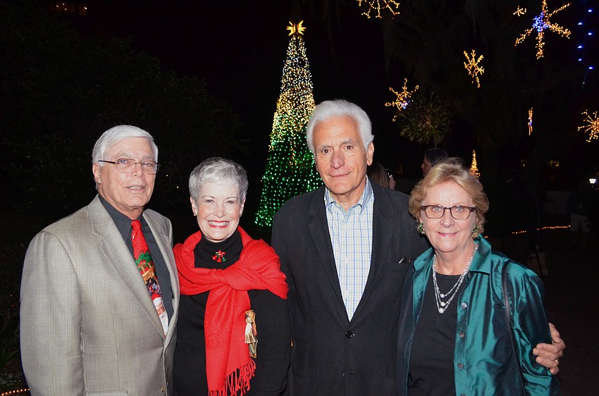 Mike and Donna Baker with Frank and Katherine Martucci