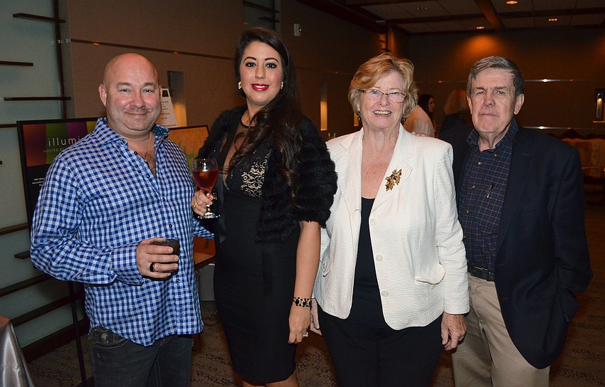 Robert and Isabella Nelson with Paula and Douglas Griffin