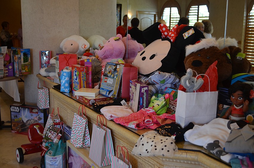 Residents and staff donated toys for the Children’s Guardian Fund, which supports children in foster care.