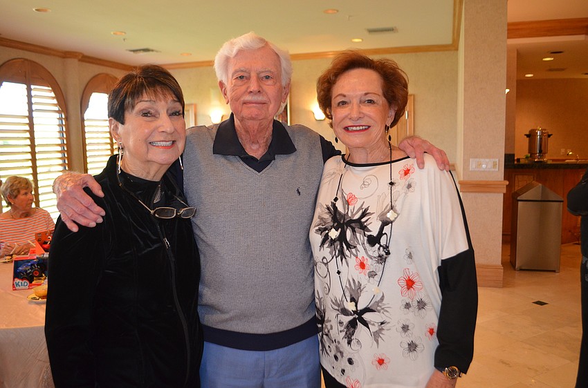 Jackie Smythe, Bobbi Bernstein and Betty Hoffman 
123. Annette Rogers, Larry Merriman and Joyce Cooper