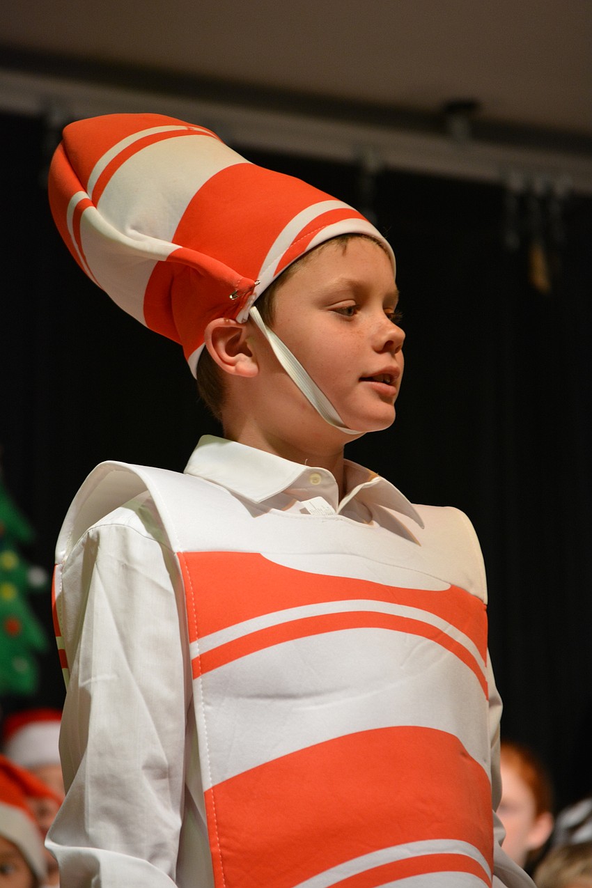 Wyatt Hossenlopp tried to prove red candy canes are better than green ones.