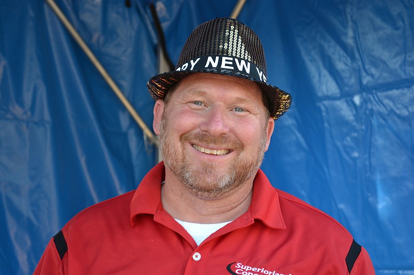 The Tornado ride spins on Pineapple Avenue.