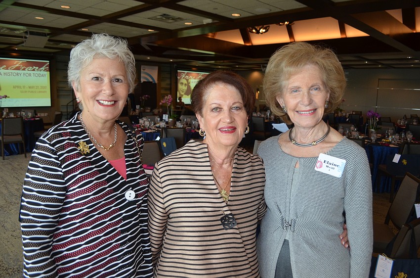 Nancy Zimmerman, Hadassah Strobel and Elaine Weill