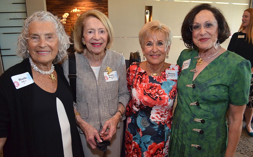Ruth Ades, Lois Marcus, Bunny Skirboll and Nancy Jacobson