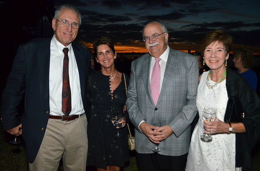 Harry Leopold, Audrey Robbins and Neil and Sandra DeFeo