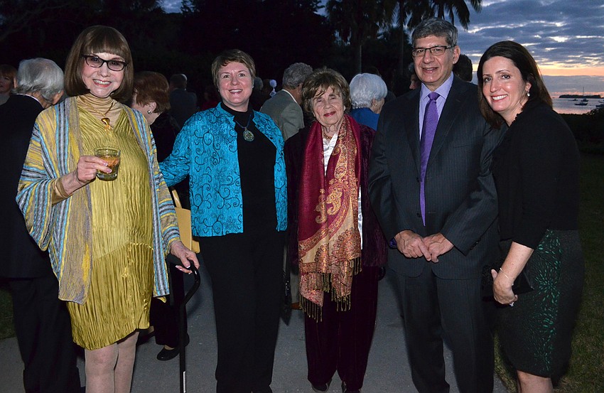 Bernice Davis, Gailyn Popovich, Sally Lucke-Elkes, Dennis Diamond and Beth Miller