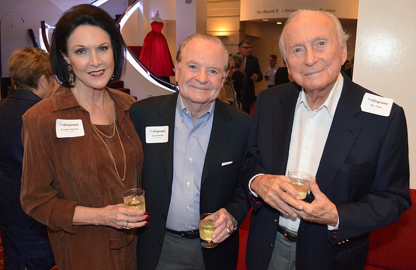 Claudia Porter with Alan and Bill Wise