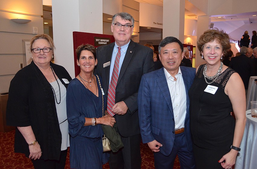Carla Malachowski, Audrey Robbins, Jim Roque and Dr. Horace and Lorrie Liang