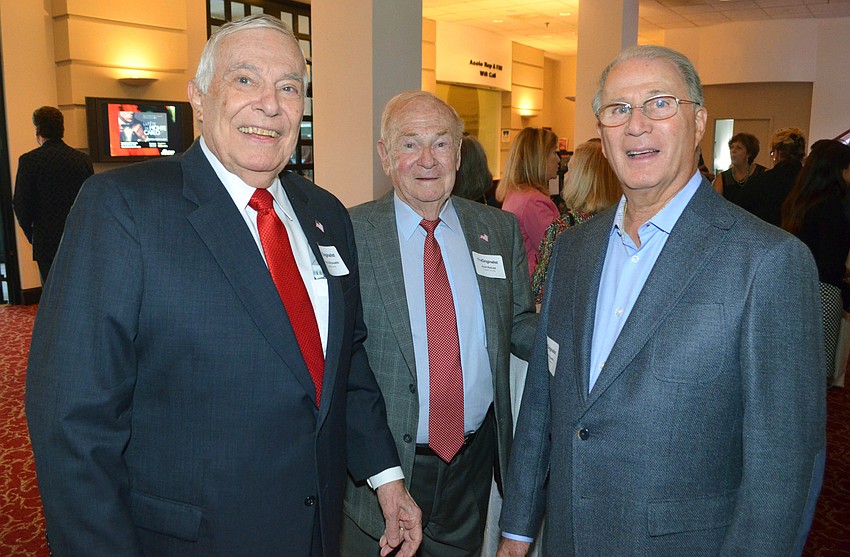 Maurice Richards, Jack Kesler and Asolo Board President Larry Haspel