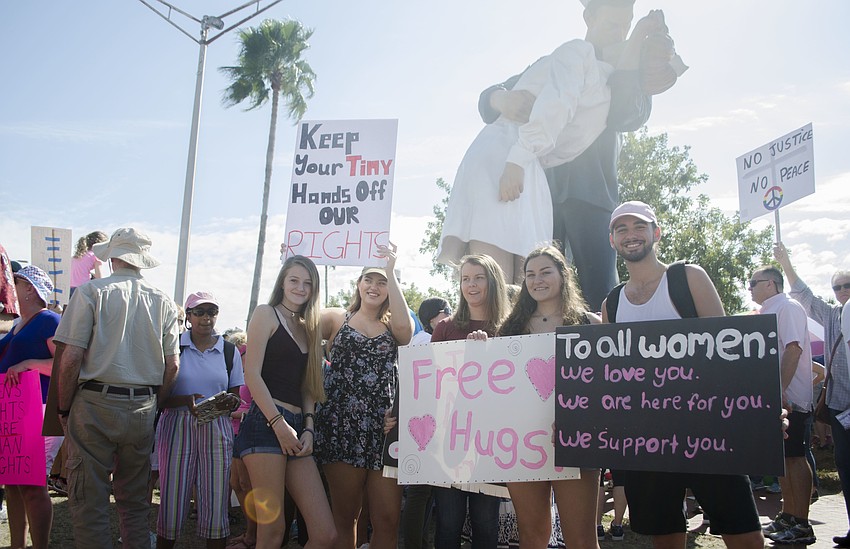 Makenzie Huddleston, Sarah Minkus, Nadia Finerty, Maddie Hazuda and Tony Kernohan