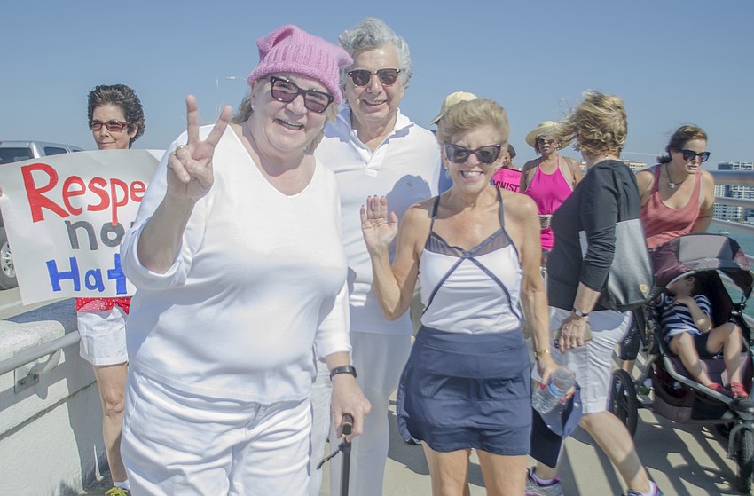 Ricki and David Levine and Nancy Finkel