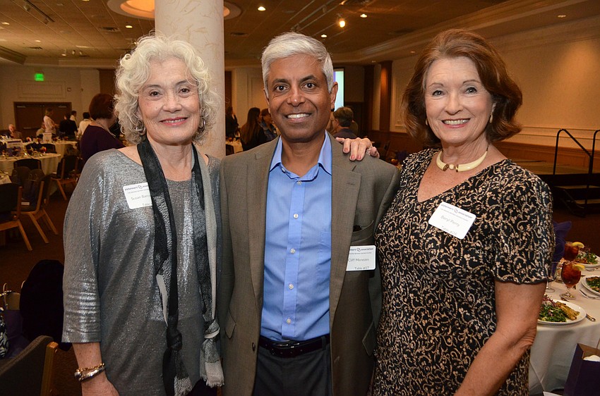 Susan Barcomb, Cliff Menezes and Beryl Perry