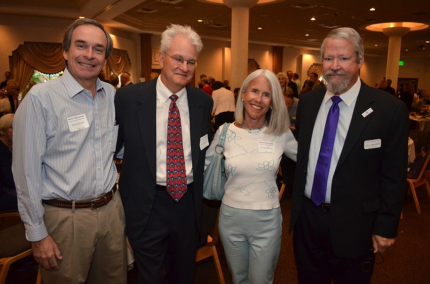 Steve Osgood, Dr. George Fish, Kathleen Sullivan and Paul Charlesworth