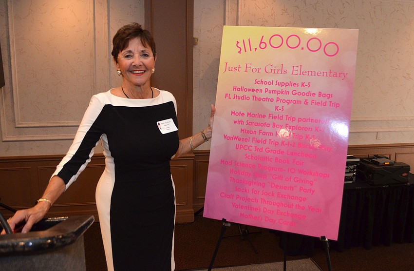 University Park Women’s Club President Maria Van Brunt