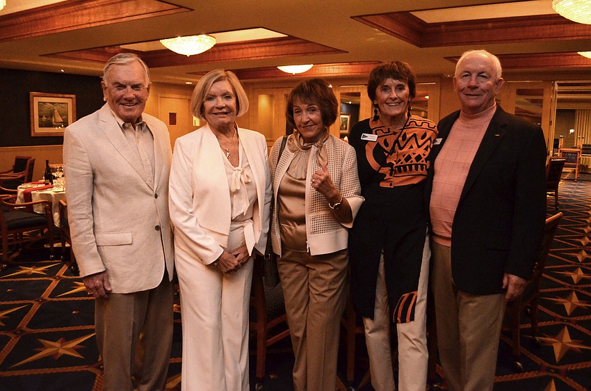 Bill and Joyce Steele, Joan Schoenherr and Marnie and Lew Lawrence