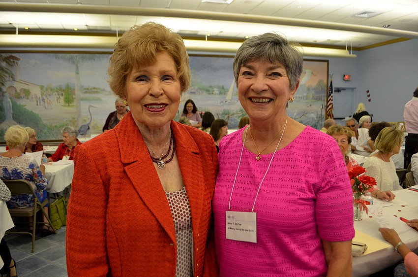 Marilyn McNichols and Mary Del Pup