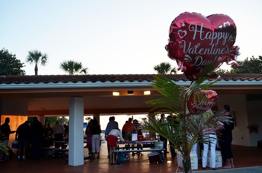 This was the first time the Longboat Key Garden Club has hosted a Valentine’s Day event.