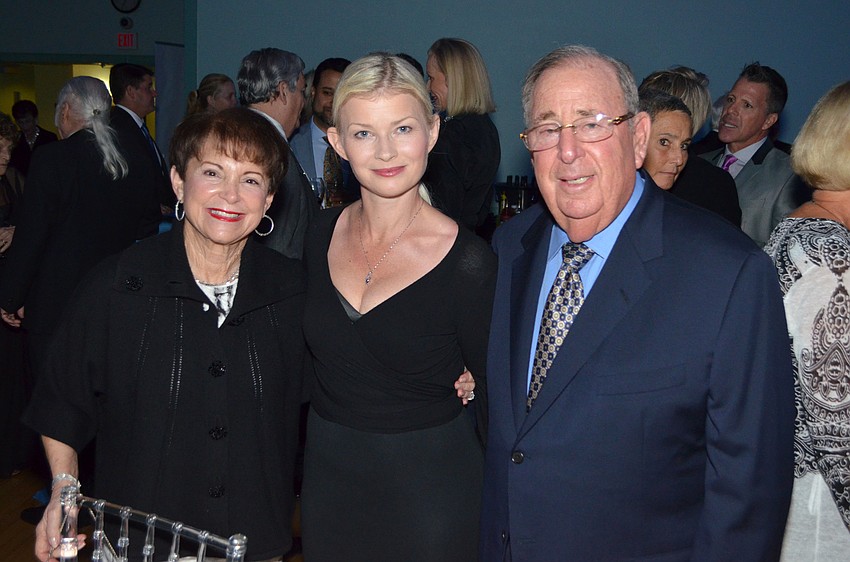 Sheila Wynne, Sarasota Orchestra Music Director Anu Tali and Merrill Wynne