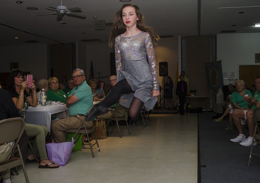 Carley Honish of the Drake School for Irish Dance, Sarasota performs at the event.