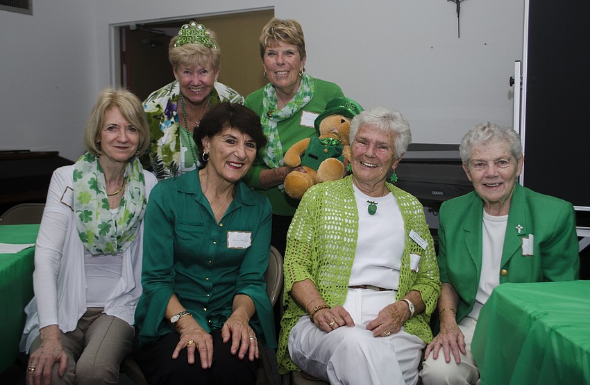 Arlene Pinkos, Sharon Holsinger, Helen Clifford, Sister Cathy Buster, Margaret Haviland and Brenda Higgins