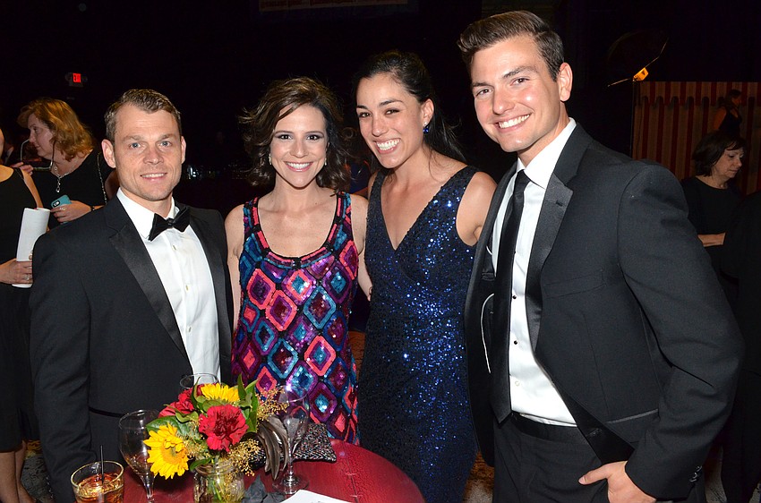 Brad Shellgren, Courtney Robinson and Alissa and Mark Rivera