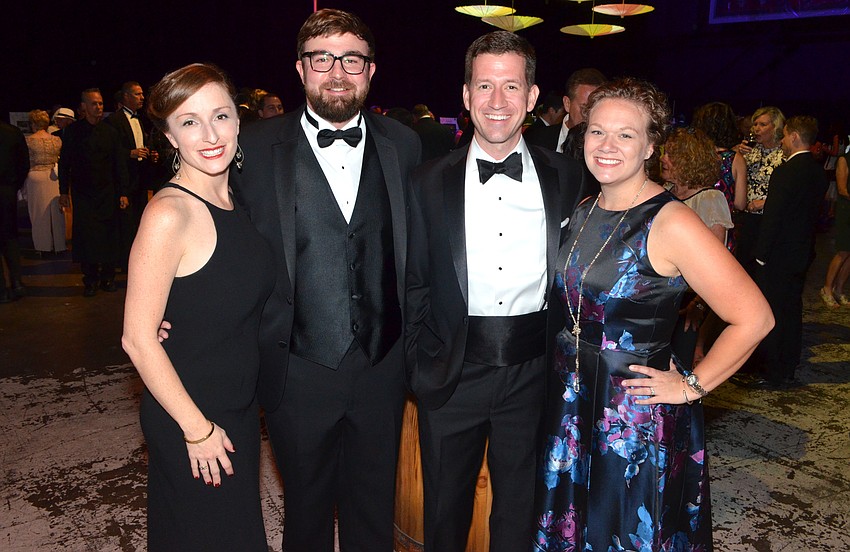 Amy and Nate Bradshaw with Brian and Hannah Carley