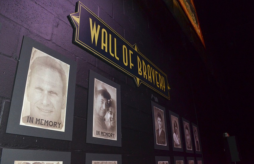 The Wall of Bravery at the Big Top Gala on Feb. 25 at Feld Entertainment Studios honored those who have lost their battle with cancer as well as those who continue to fight.