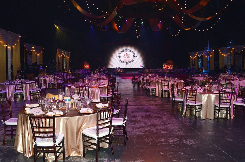 The theme was '  Circus of Yesteryear'   at the Big Top Gala on Feb. 25 at Feld Entertainment Studios.