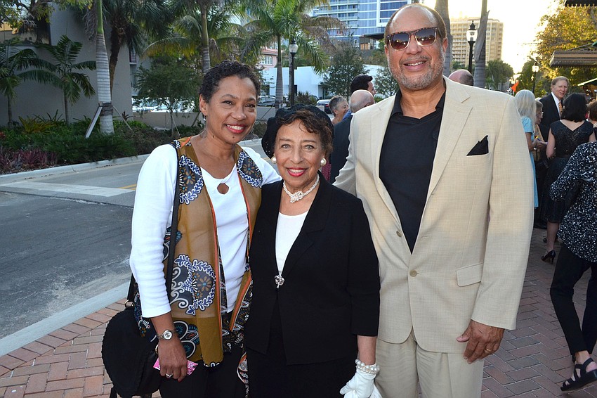 Linda Poteat-Brown, Honoree Carol Poteat-Buchanan and Allen Brown