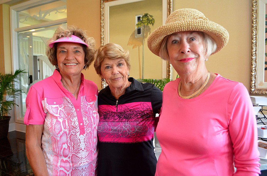 Marlene Wilkening, Sue Rudder and Gerda Toth