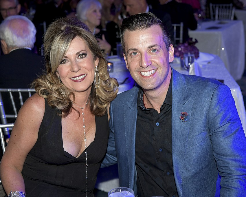 Michelle Senglaub and Joey Panek, emcee