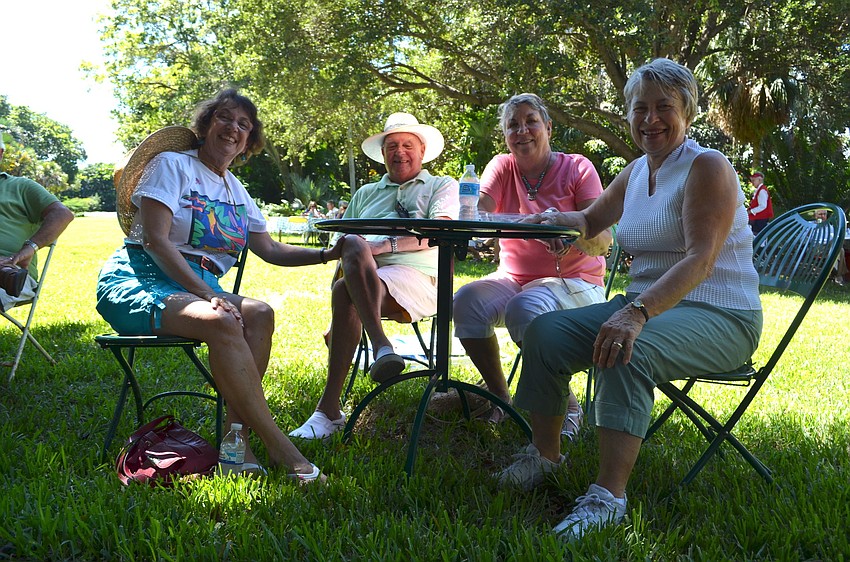 Phyllis Lipshutz, Bill Dalgarno, Wilda Meier and Sabina Zimmer