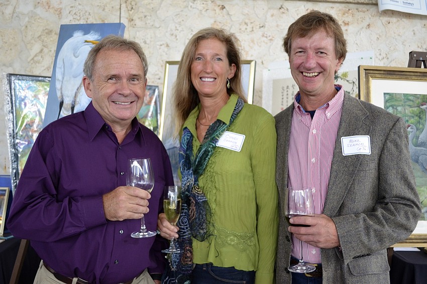 Alan Witts with Cyndi and Mike Seamon