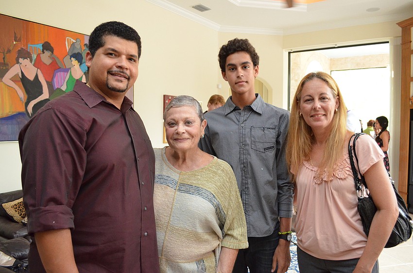 Ariel Serrano, Suzanne Kesten, Francisco Serrano and Wilmian Hernndez