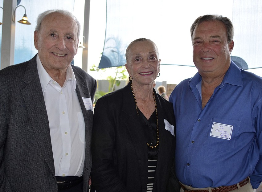 Hal and Marlene Liberman with Jim Curtis
