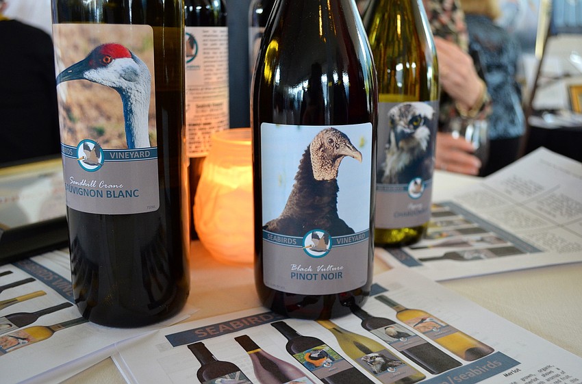 Wines from Seabirds Vineyard were featured at the event.