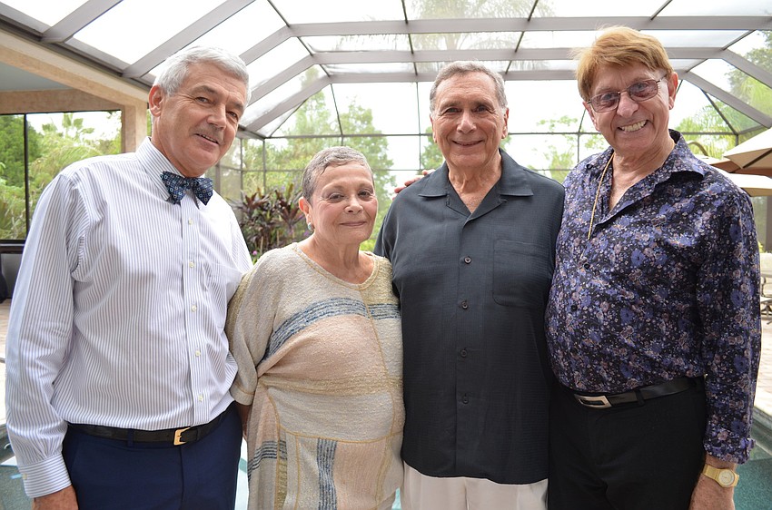 Roland Moser, Suzanne and Len Kesten and Robert de Warren