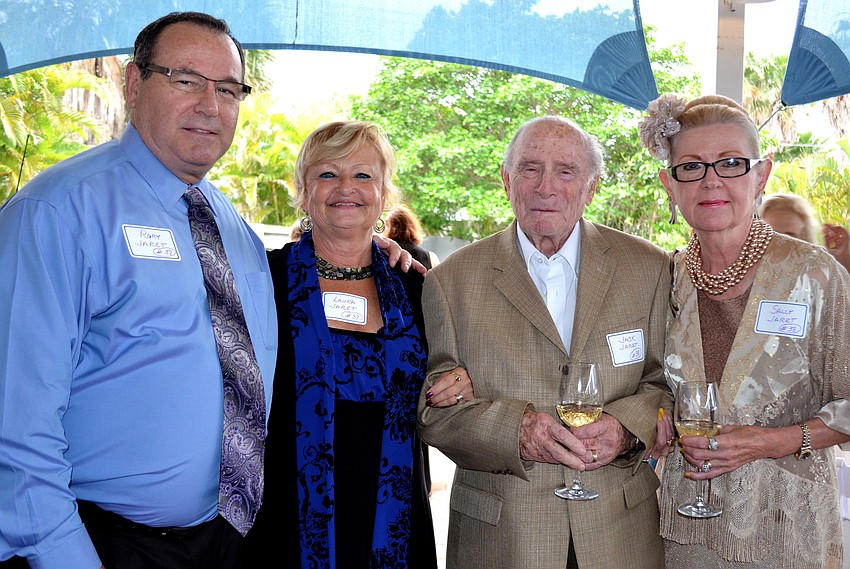 Rory and Laura Jaret with Jack and Sally Jaret