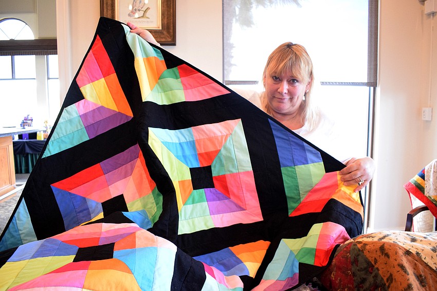 Waterlefe's Sue Bryant shares her favorite quilt she made. 