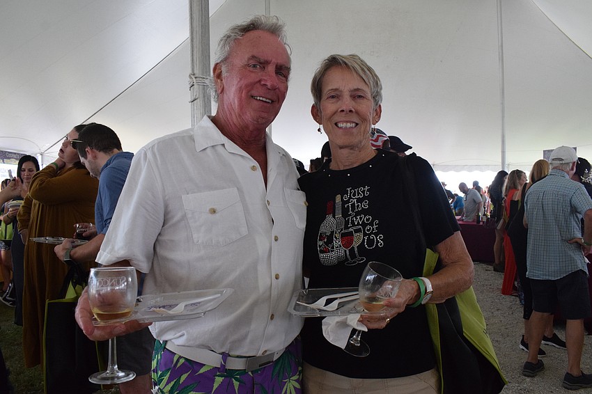 University Park Country Club's Joe Kulbako and his wife, Elaine Kulbako, attend the Suncoast Food and Wine Fest every year.