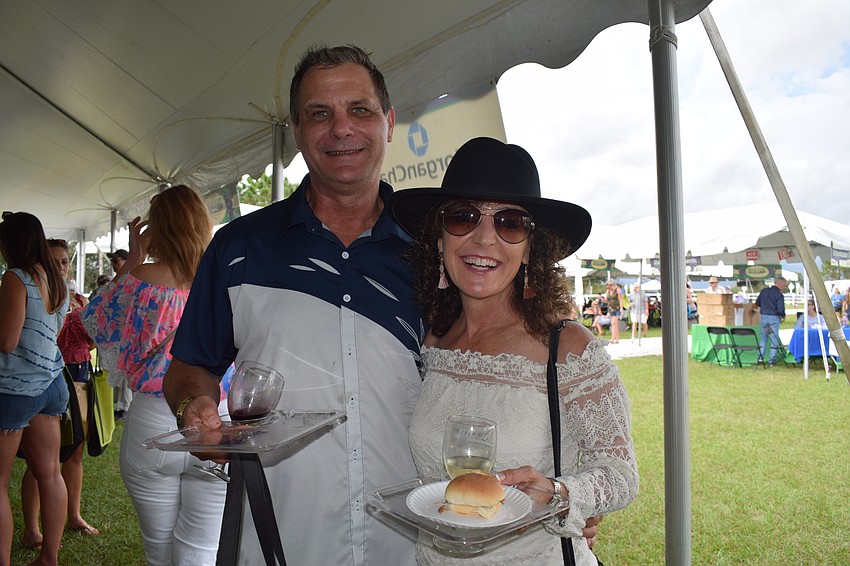 Panther Ridge's Keith Behrends and Lily Behrends heard so much about the Suncoast Food and Wine Fest they decided to attend this year. They said the food, wine and music all were great.