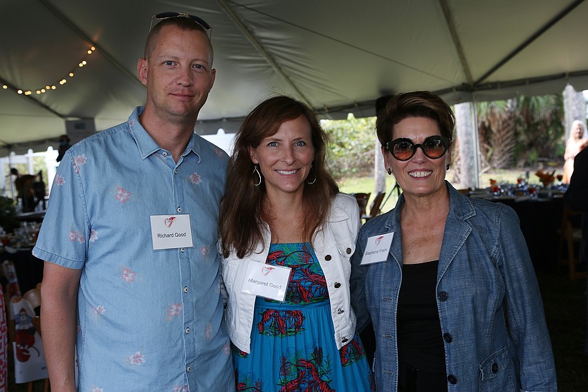 Richard and Margaret Good with Stephanie Fraim