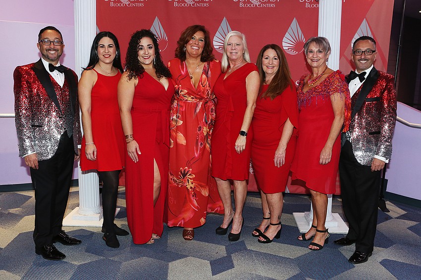 Michael Scire, Giselle Arocho, Monica Horne, Jean Rebel, Amy Tuten, Pam Foster, Joan Leonard and Richard Scire