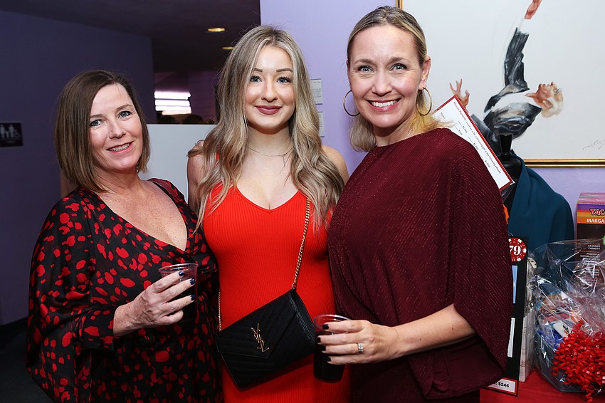 Nancy and Megan Hipps with Arin Jackson