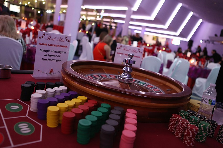 The night had several casino sections.